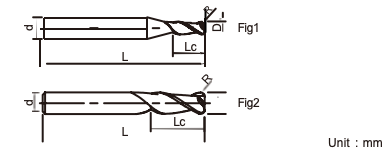 2-6 Flutes Aluminum End Mills Standard With Deep Groove Design