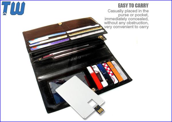 Mini UDP Chip Rotating Credit Card 2GB USB Memory Stick Pen Drive