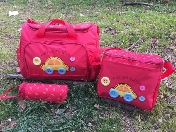 4pcs One Set Mommy Diaper Bag Multi Function Maternity Mother Baby Stroller Bags