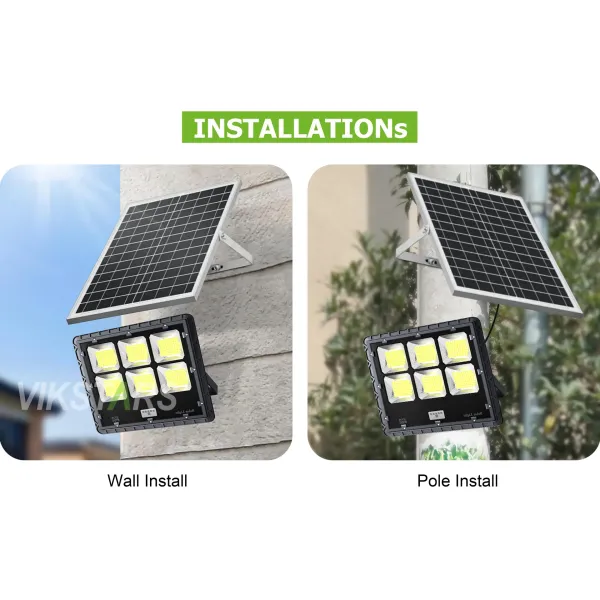 2026 New High Power Solar Flood Light 100W 200W 300W 400W 500W 600W Wholesale for Rural and Residential Outdoor Lighting