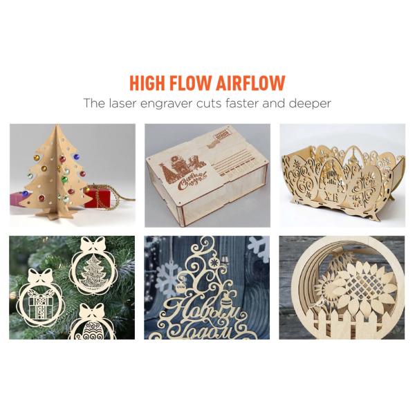 AC 110V / 220V Laser Engraver Air Assist Pump 30L/Min Laser Air Assist Kit