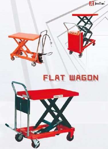 JTPL-300A/JTPL-500A Hydraulic Pneumatic Scissor Lift Table for Material Handling Transport Trolley for Coal Mining Industry and More