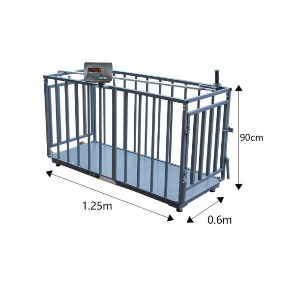 Movable livestock scale