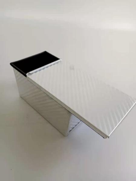 bandeja de alumínio corrugada 196x106x110mm do naco 450g não tóxico