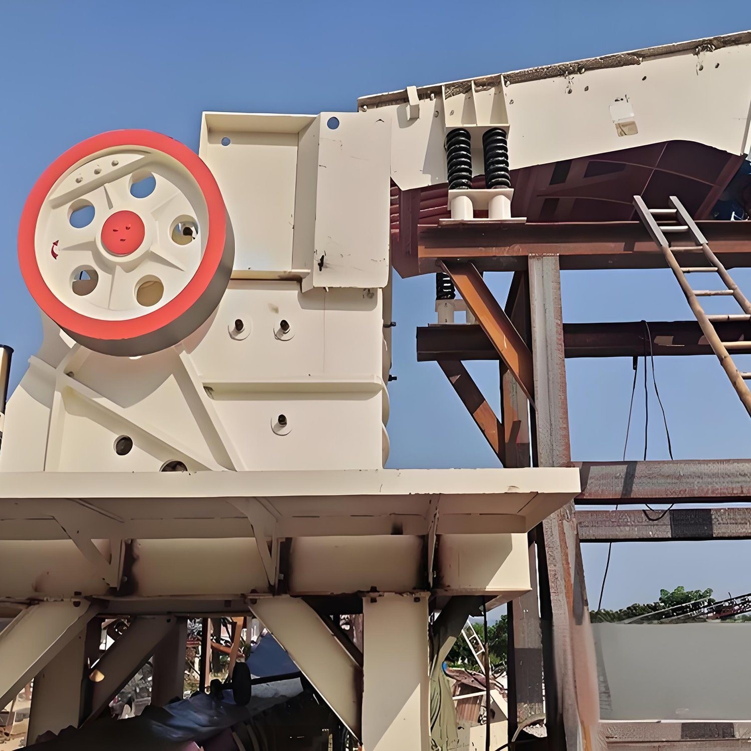 Combination Type Jaw Crusher Station for Stone Limestone Concrete Basalt Granite