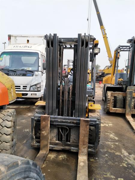 Hydraulic System Used Diesel Forklift Truck , FD30 Komatsu Diesel Forklift 3 Ton