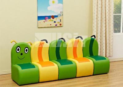 O bebê Seat caçoa o sofá bonito econômico das crianças do sofá das crianças de Seater Kawaii Caterpillar da criança 5 dos brinquedos