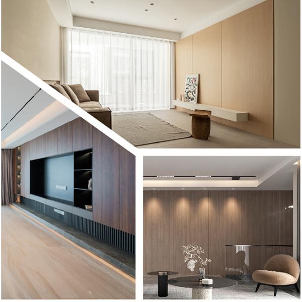 Древесина 610*9mm FSC CE планок внутренней стены ODM OEM легкая очищая