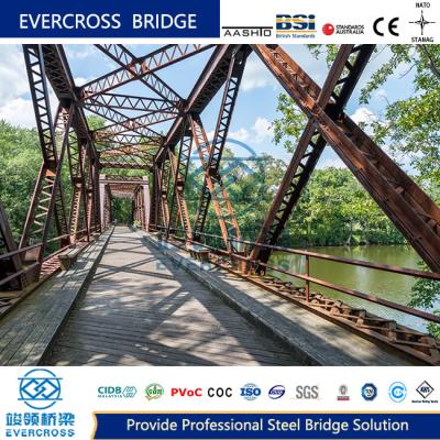 Permanent Steel Girder Railway Bridge Custom Single Lane For Ferry