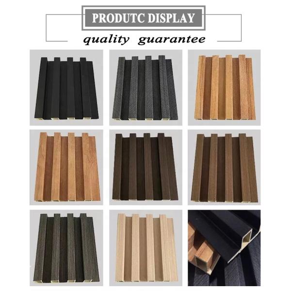 Waterproof Integrated Other Wall Board Curved Wood Panels Pvc Wall Decor Interior Slat Wpc Wall Panel