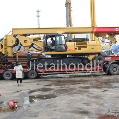 CRRC 280D usou o equipamento de broca giratório profundo de empilhamento giratório da fundação da máquina