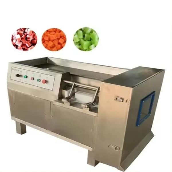 High Capacity Meat Slicer Dice Size 4 Thermal Processing Meat Block Cutter Machine