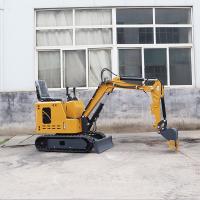 Máquinas de movimentação de terra 1 tonelada Crawler Pequena Micro Farm Garden Digger Hidráulica 800kg Mini Excavator