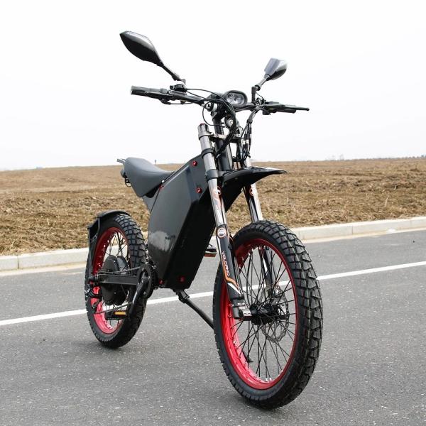 72V8000W 19 Inch Powerful Ebike With Front And Rear Bike Lights