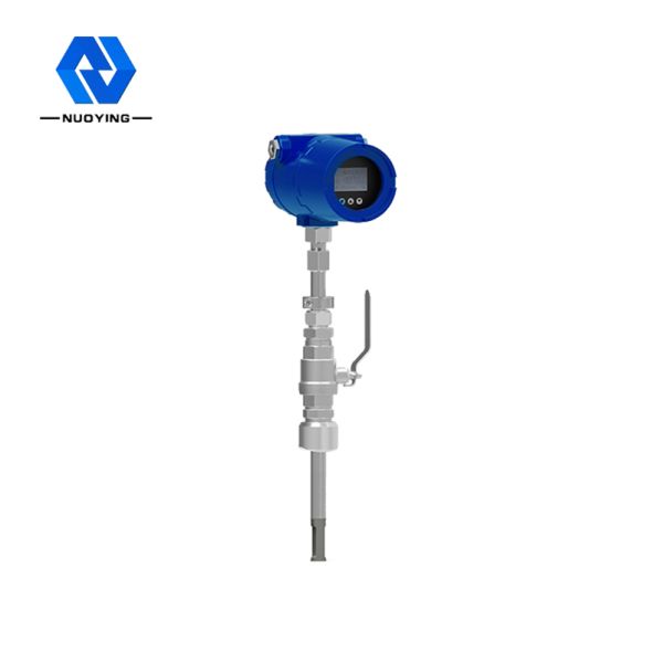 Compress Air Thermal Mass Gas Flow Meter ISO9001 24VDC 1.5A