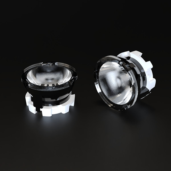 24° Viewing Angle TIR Lens with PMMA Material and 92% Efficiency for Linear Spot Lamp