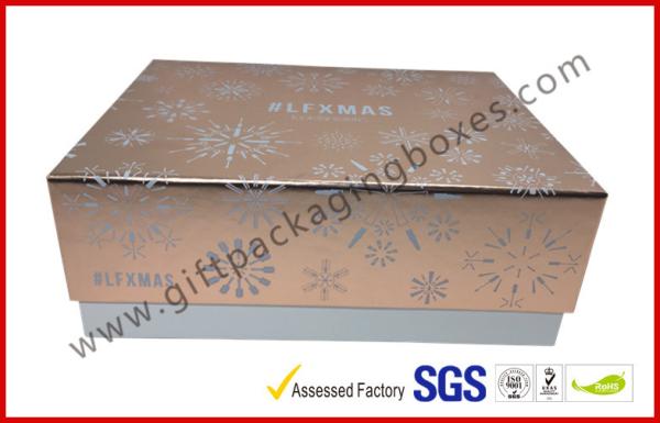 Eco Friendly Luxury Cosmetic Packaging With Hot Stamping Process , Rectangle Shaped
