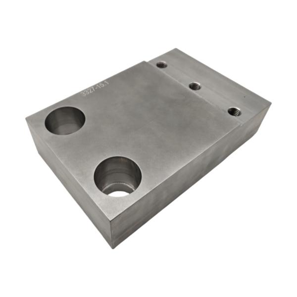 Piezas mecanizadas de aluminio CNC para fijación de moldes robóticos para sistemas de inyección