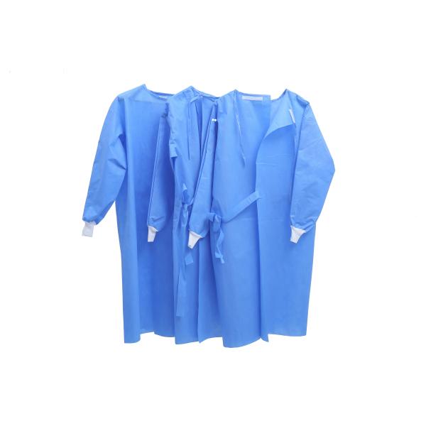 Chemical Resistant Disposable Medical Gowns , Disposable Patient Gowns