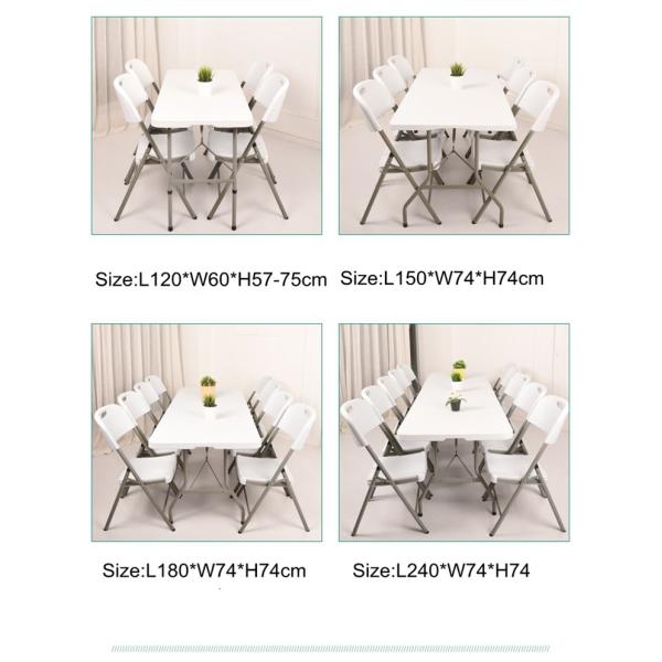 Banquet Outdoor Plastic Folding Table 4ft 5ft 6ft Rectangular