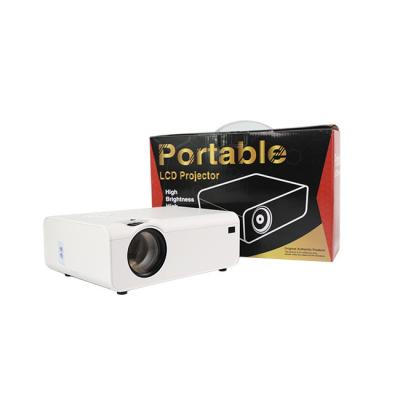 Projetor de controle remoto Mini Portable 1920x1080p do Lcd do fone de ouvido de 3.5mm