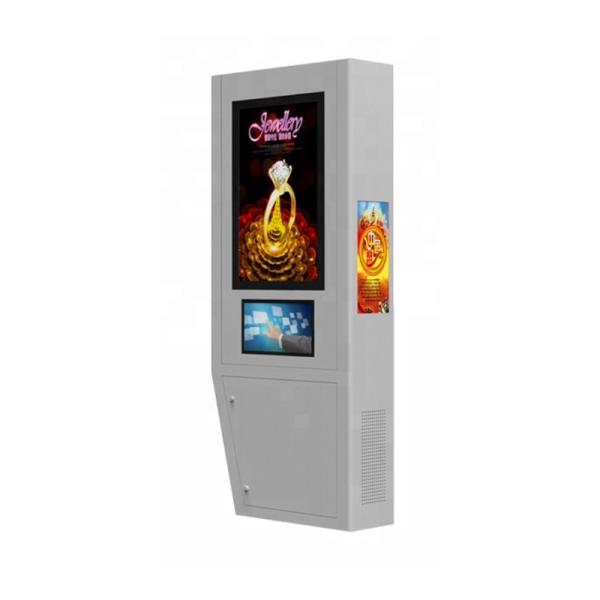 Large Big Outdoor Advertising Lcd Display Screen Tv Floor Stand Digital Signage Kiosk