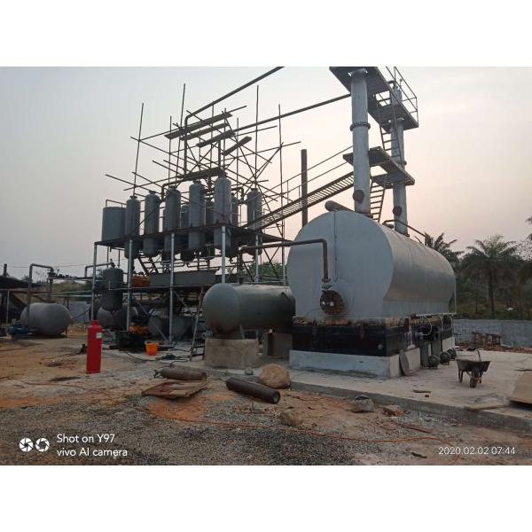 Rated Flow Horizontal/Vertical Structure Form Used Motor Oil to Diesel Making Machine