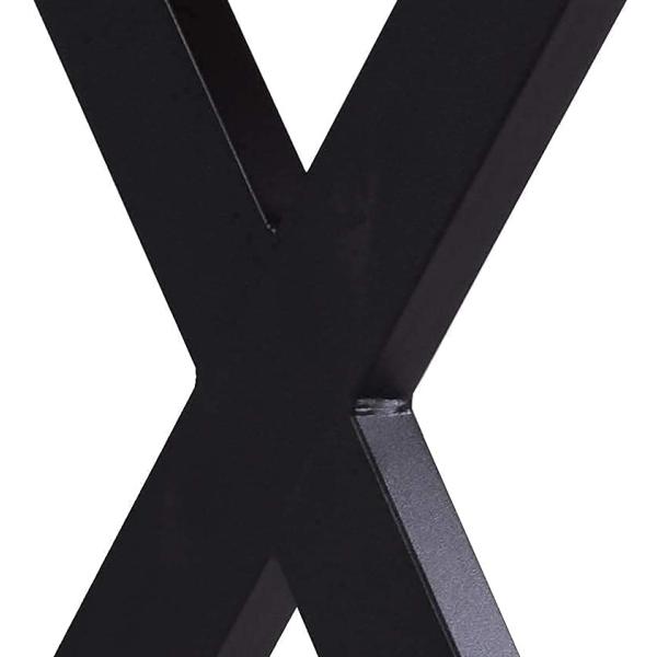 Modern Silver/Black/White Metal Dining Table Legs with Included Nuts and Screws