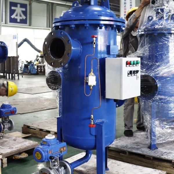 Filtro automático de autolimpeza de ponta de 62 kg para tratamento industrial de águas