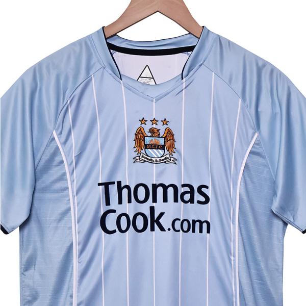Manchester City Retro 2007-2008 Home Football Jerseys Classic Replica Custom