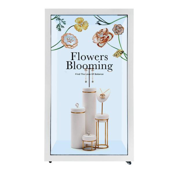 85 Inch Museums & Exhibitions LCD See Through Box Transparent Advertising Display Manufacturer
