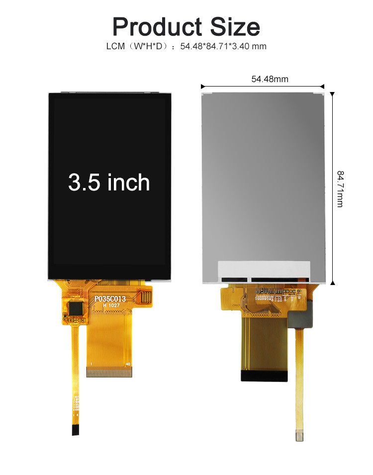 Polcd 8080 MCU 3.5 Емкостный сенсорный экран ILI9488 320x480 Дисплей