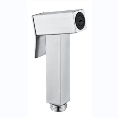 Rinsing sustentável habilitado a usar spray de banheiro de níquel escovado moderno para uma limpeza ideal