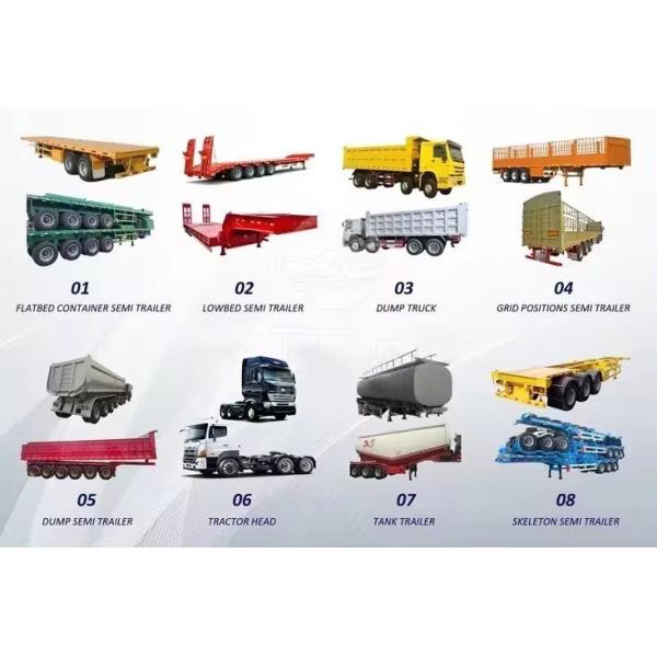 Low Bed Semi Trailer with Ramp 4 3 Axles 40FT 100t Heavy Duty Flatbed Lowboy Truck Trailer
