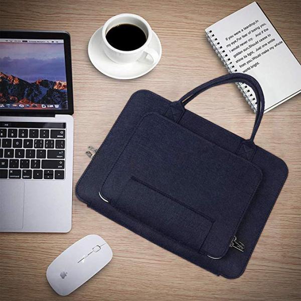 Ultrabook Notebook Computer Carrying Case , Navy Blue Laptop Travel Bag