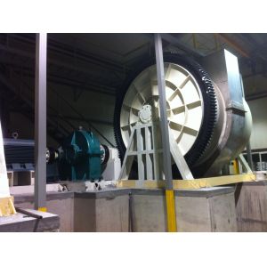 Ceramic Ball Mill with 400-3000 Mm Cylinder Length and 30-65 Rpm Rotation Speed Featuring Ceramic Or Rubber Lining