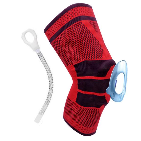 2020 New Arrivals 3D Knitted Elastic Nylon knee supports Sleeve Compression Sports Knee Brace
