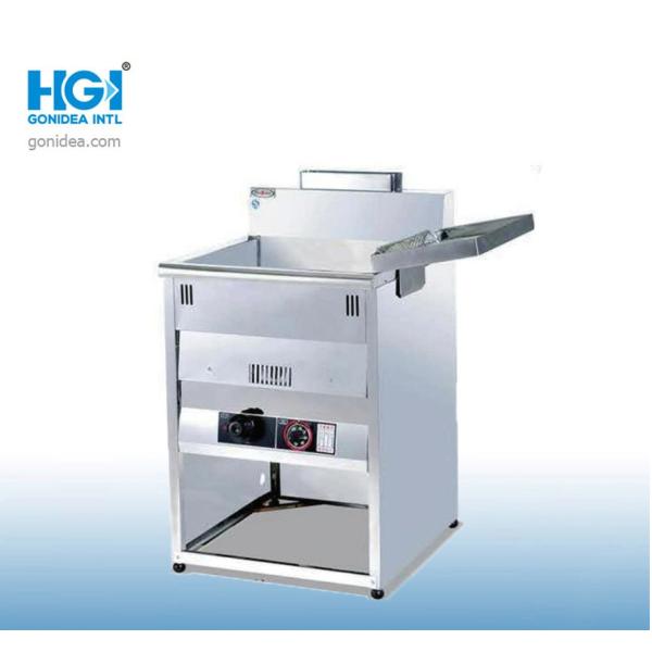 Вертикальный Fryer газа нержавеющей стали 18L с регулятором температуры