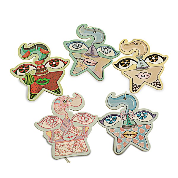 Natural Fragrance Square Hanging Cotton Paper Air Freshener