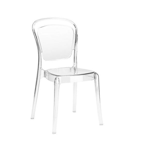 Hot sales Stackable Crystal Acrylic Wedding Event  Dining Restaurant Chair