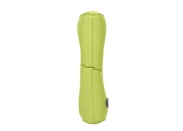 Green Inflatable Camping Pillow , Anti Snore Blow Up Camping Pillow