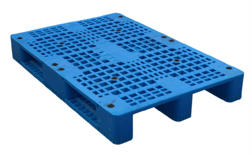 Single Faced HUADING 1200*800*150mm Heavy Duty Grid Surface Plastic Pallet Reinforced