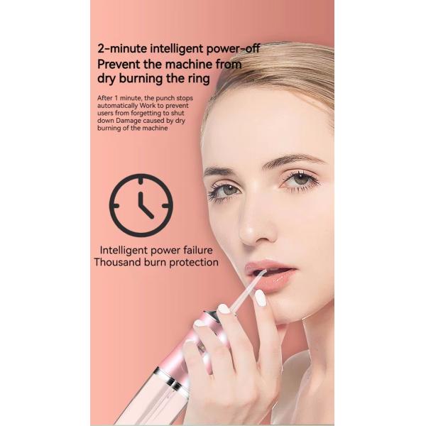 Réservoir d'eau de 240 ml 3 modes Irrigueur oral à corps complet étanche à l' eau électrique Flosser d' eau dentaire