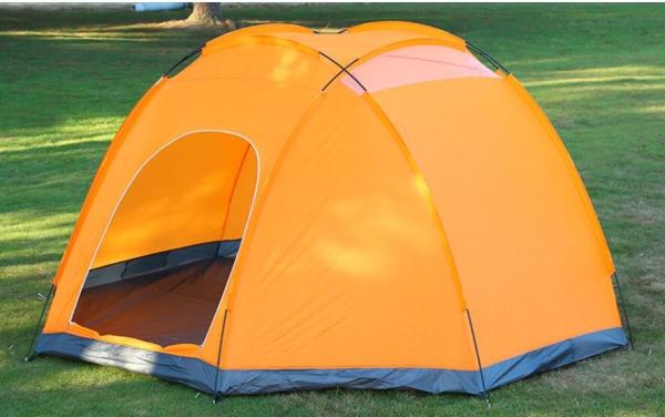 6-8 Person Double Layer Two Doors Camping 6-8 Person Waterproof Dome Shelter Family Cabin Large Hexagon Tent(HT6083)