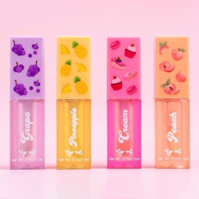 Magic Natural Color Fruit Infused Lip Oil Moisturizing Lip Oil 5ml  Customization
