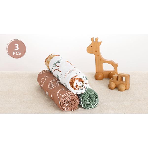 3 Pack Microfiber Baby Crib Sheets 52x28 or 38x26 Inches