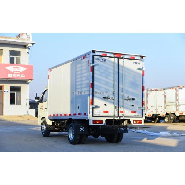 Factory Hot Selling 4X2 Petrol Small Mini Light Duty Foton XiangLing M1 Box Cargo Trucks Van Type Cargo Trucks China Made