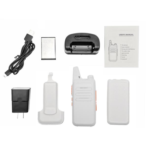 16 звуковое кино UHF Walkie пути Handheld 5W 1500Mah каналов 2