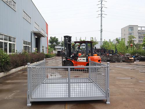 Heavy Duty Foldable Pallet Cage 1000-2000kg Load Bearing ISO9001 Certified