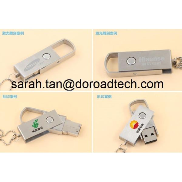 Real Capacity New Stylish Metal Rotator USB Flash Drives